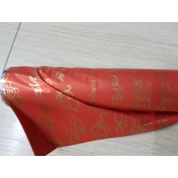 °°°bobina Metal/perlato Auguri Rosso Cm100x25m