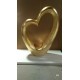 VASO A CUORE GOLD 59X21 H81CM