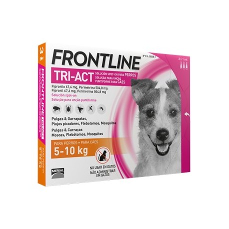 FRONTLINE TRI-ACT 5-10KG 6 PIPETTE