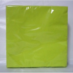 Tovagliolo 2veli Verde Style Cm33x33 Pz.50