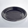 Piatto Piano Plastica Nero Cm.22 Pz 20
