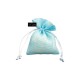 SACCHETTI ORGANZA AZZURRO CM.10 PZ.20