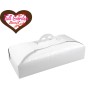 Scatola Torta Bianca Damascato Cm40x50