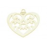 BAG 24 CUORI LEGNO CM.8 NATURAL