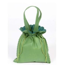 BORSA TOFFE GREEN DARK CM34X40