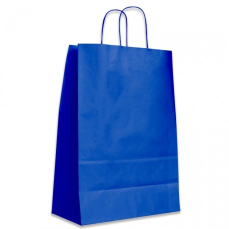 BUSTA CARTA BLU ELETTRICO M.RITORTO BASE 22