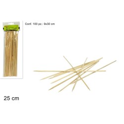 Spiedini Bambu 100 Pz 25  Cm