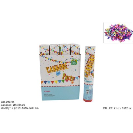 CANNONE PARTY 30CM INTERNO