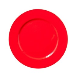 PIATTO PLASTICA DM.33 RED