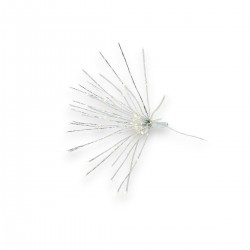 FIORE LUMINOSO 80 LED 20 RAMI CM 30 BIANCO