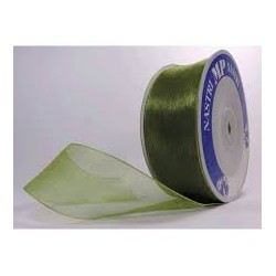 Shining Organza Mm 40x50 Mt Verde Oliva