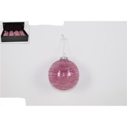 PALLA 10CM FILO GLITTER PURPLE