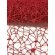 POLYCOTTON GLITTERATO ROSSO CM50X5YD