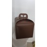 Porta Panettone Lino Marrone 200x200x180
