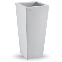 CACHE-POT GENESIS QUADR. H.70 CM BIANCO