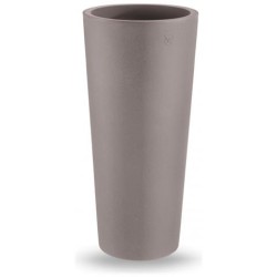 CACHE-POT GENESIS ROT. H70 CM TAUPE