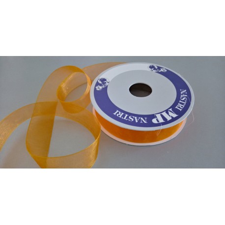 SHINING ORGANZA MM 25X50 MT ORANGE