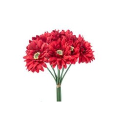 BOUQUET GERBERA X 9 CM. 33 RED