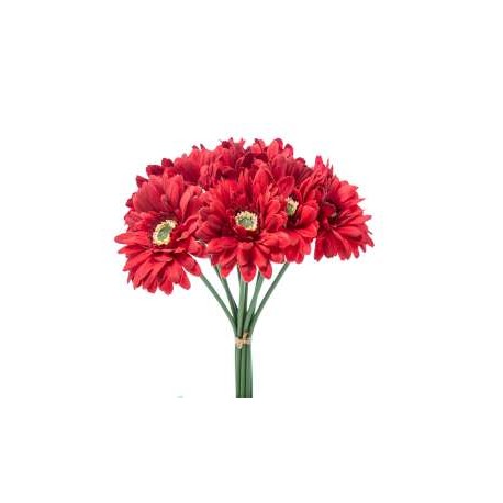 BOUQUET GERBERA X 9 CM. 33 RED