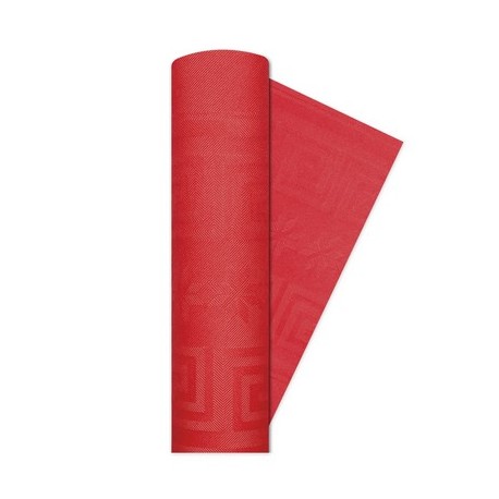 TOVAGLIA ROTOLO GOFFRATO 1.18X7MT ROSSO