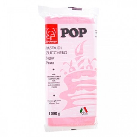 PASTA DI ZUCCHERO 1KG POP ROSA CONFETTO