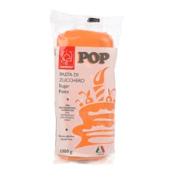 Pasta Di Zucchero 1kg Pop Arancio  Pastello