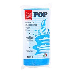 Pasta Di Zucchero 1kg Pop Ciano