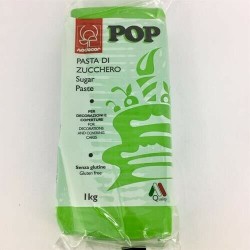 Pasta Di Zucchero 1kg Pop Verde Prato