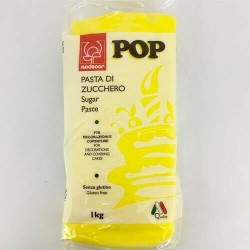 Pasta Di Zucchero 1kg Pop Giallo Sole