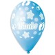 PALLONCINO 12 GS110 E UNA BIMBO CELESTE 100 PZ