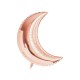 PALLONCINO MYLAR 35JUMBO LUNA ROSA  GOLD