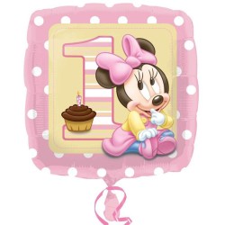 Palloncino 18" Mylar Baby Minnie 1° Birthday