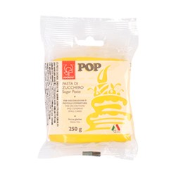 Pasta Di Zucchero Pop 250gr Giallo Sole