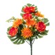 FRONTALE CRISANTEMI E PEONIE X 8 ORANGE