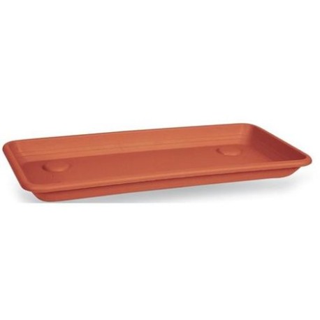 SOTTOFIORIERA RETT. ANTHEA 60 CM TERRACOTTA