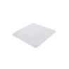 Velo Organza Smerlato Quadro Cm.23 100pz Bianco