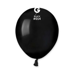 Palloncino 5" A50 Nero 14 Gemar 100pz