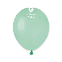 Palloncino 5" A50 Aquamarine 50 Gemar 100pz