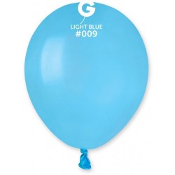 Palloncino 5" A50 Light Blue 09 Gemar 100pz