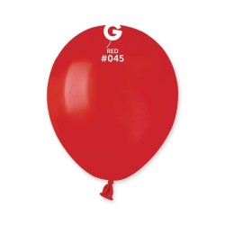 Palloncino 5" A50 Red 45 Gemar 100pz