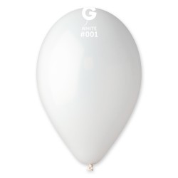 Palloncino 10" G90 White 1 Gemar 100pz