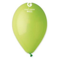 Palloncino 10" G90 Light Green  11 Gemar 100pz