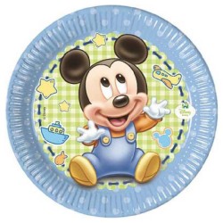 Piatto Piccolo Baby Mickey 8 Pz