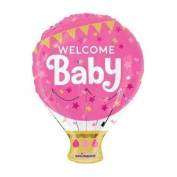 Palloncino 42"  Junior Shape  Welcome Baby Girl
