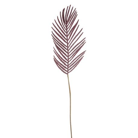 FOGLIA CYCAS POLYFOAM H 90 CM BURGUNDY