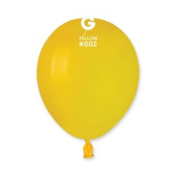 PALLONCINO 5 A50 GIALLO 02 GEMAR 100PZ