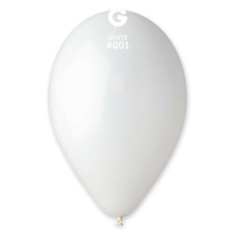 PALLONCINO 13 G120 BIANCO 01 GEMAR 100PZ