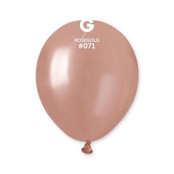 Palloncino 5" Am50 Rose Gold 071 Gemar 100pz