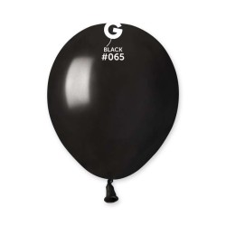 Palloncino 5" Am50 Nero Metal. 65 Gemar 100pz