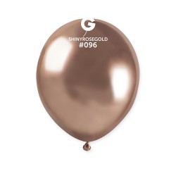 Palloncino 5" Latex Shiny Rose Gold 89 Gemar 100pz